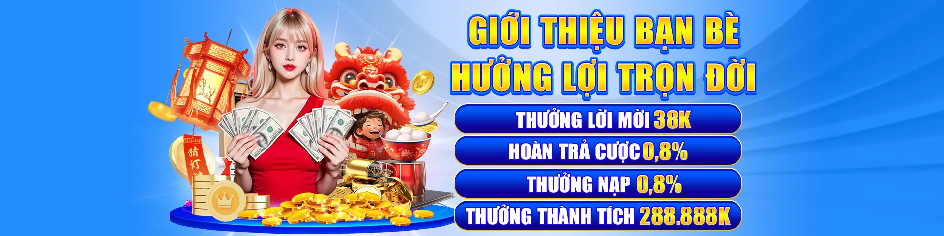 Banner khuyến mãi game tài xỉu uy tín